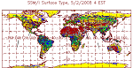 Sample SSM/IS Surface Type Image
