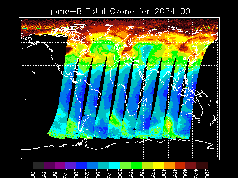 Today's Daily GOME Total Ozone